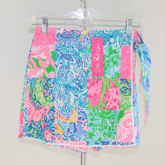 Lilly Pulitzer Simona Pop Up Multi Skort NWT - Picture 1 of 5